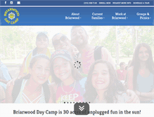 Tablet Screenshot of briarwooddaycamp.com